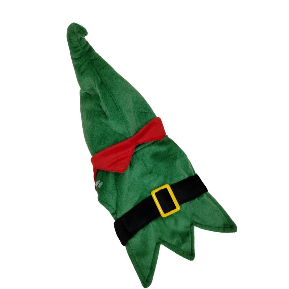 Pet Central Dog XS 8 inch Holiday Elf Costume Christmas North Pole Outfit